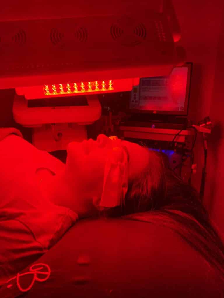 red light therapy at biba skin care clinic parramatta