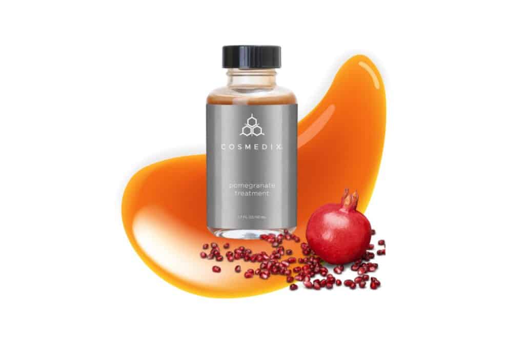Pomegranate Peel product rich in antioxidants, formulated to gently exfoliate and brighten dull or uneven skin.