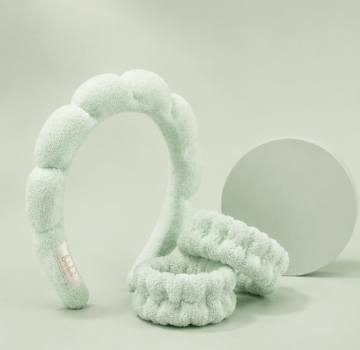 cloud spa headband and wrist cuff set-5