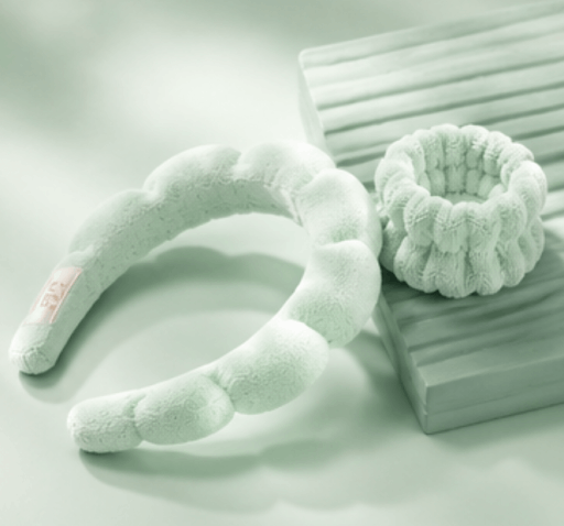 cloud spa headband and wrist cuff set-6