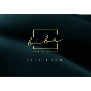 Biba Cosmetic Solutions gift card, the perfect gift for cosmetic clinic treatments in Parramatta.